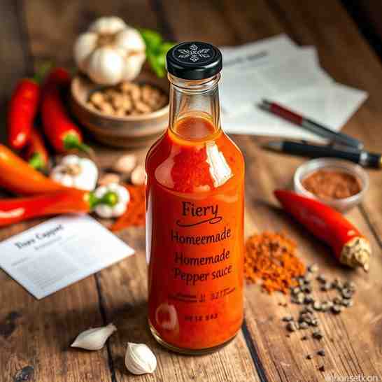 Fiery Homemade Pepper Sauce - Easy Recipe Guide
